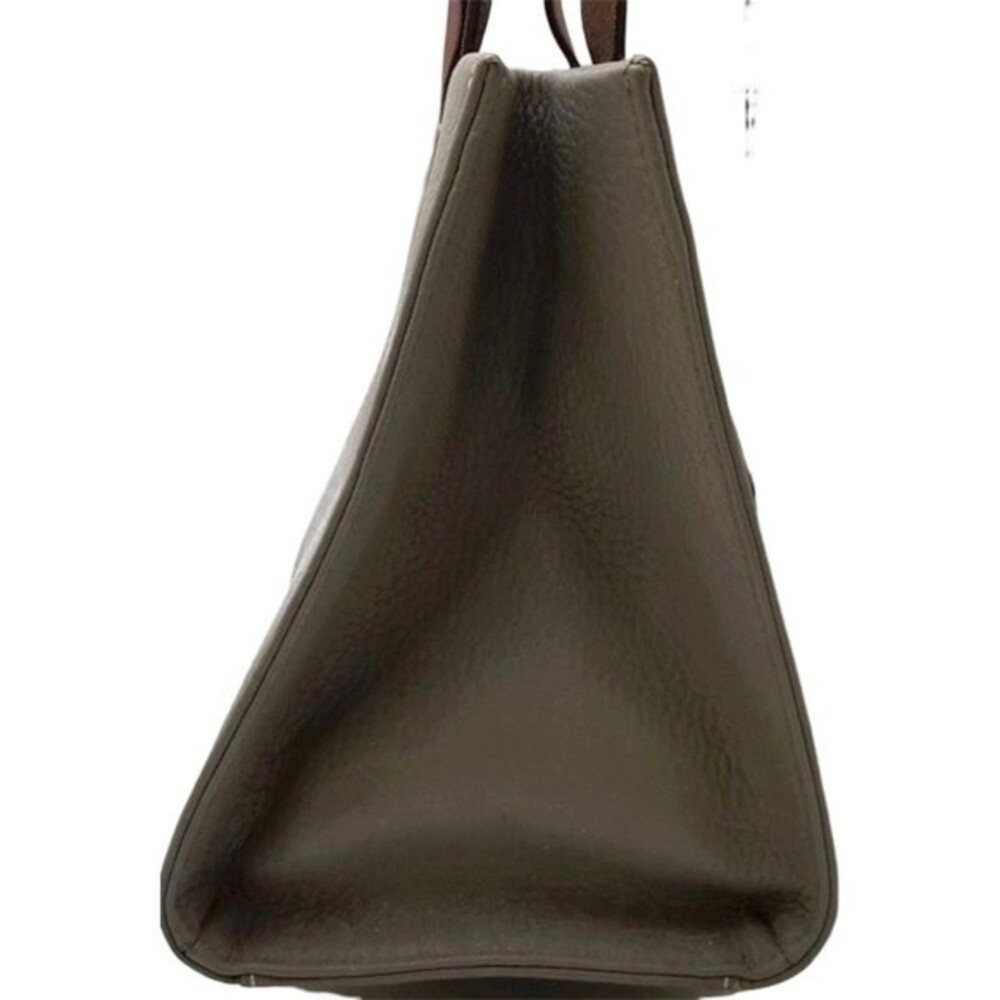 Dooney & Bourke Gray Pebbled Leather Shoulder Bag Tote Purse - Picture 4 of 5